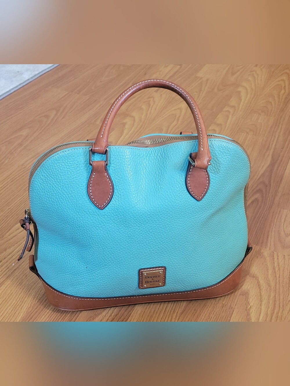 Dooney & Bourke Turquoise Satchel - AS IS / Well Loved